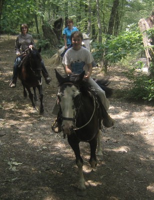 horse riding